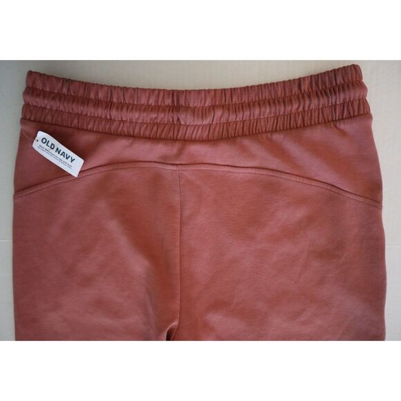 Old Navy Active Women's Sz M Mauve Pink High-Rise Dynamic Fleece Jogger Pants - Picture 6 of 11